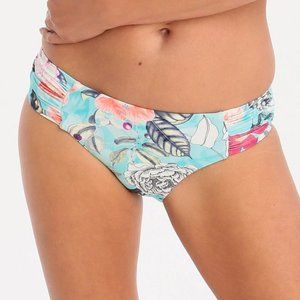 NWT Seafolly Modern Love Ruched Side Retro Pant in Iceberg